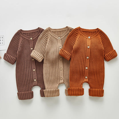 Château Ribbed Baby Jumpsuit