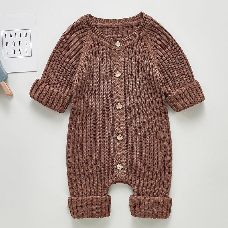 Château Ribbed Baby Jumpsuit