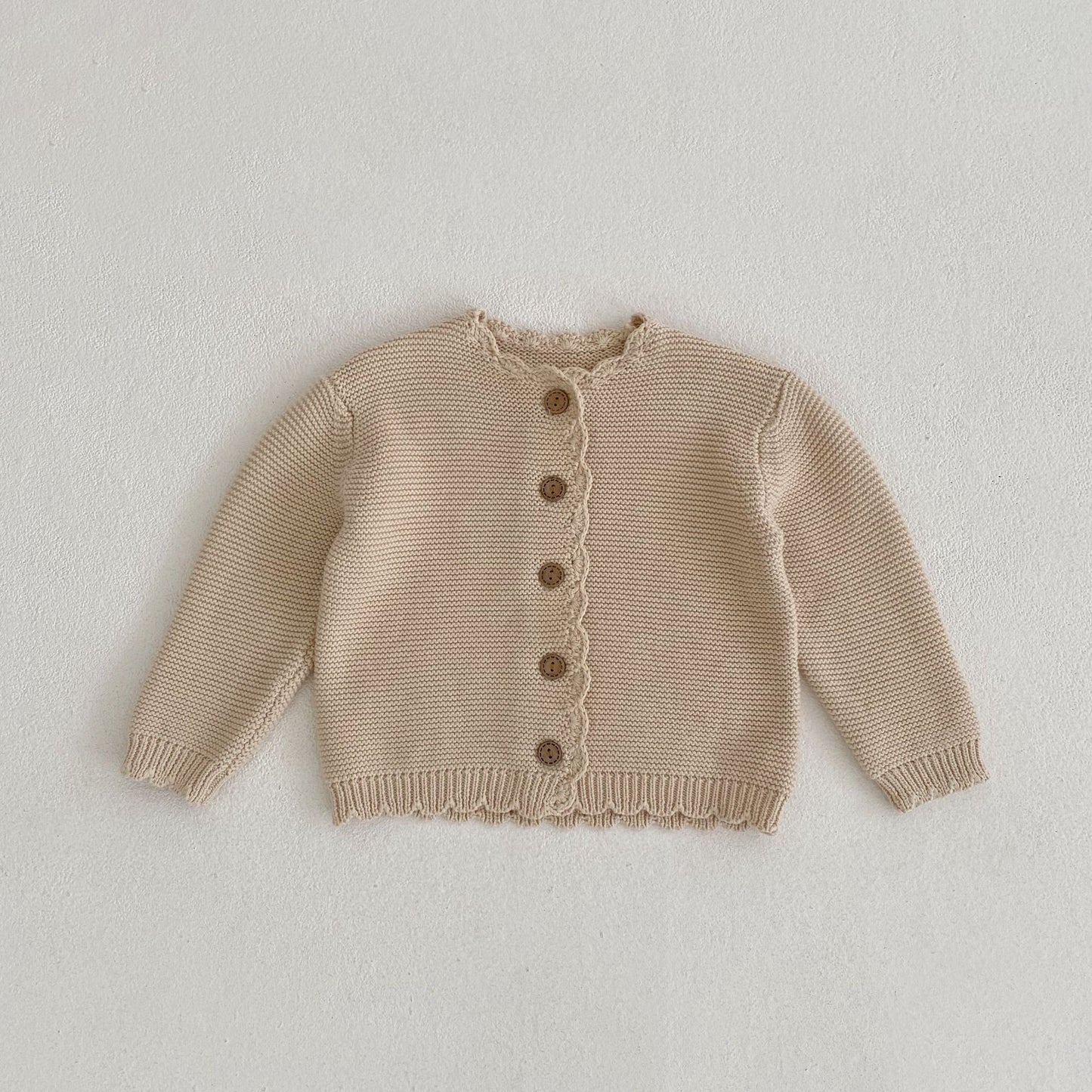 Honeydew Knit Baby Cardigan