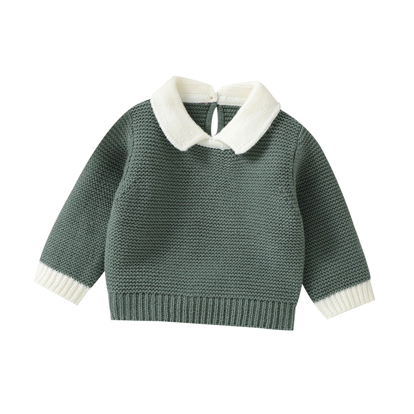 Lapel Knit Sweater