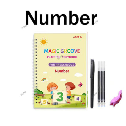 MagicGroove - Kids Copybook Set